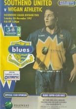Southend United v Wigan Athletic 08-Nov-1997