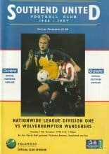 Southend United v Wolverhampton Wanderers 13-Oct-1996