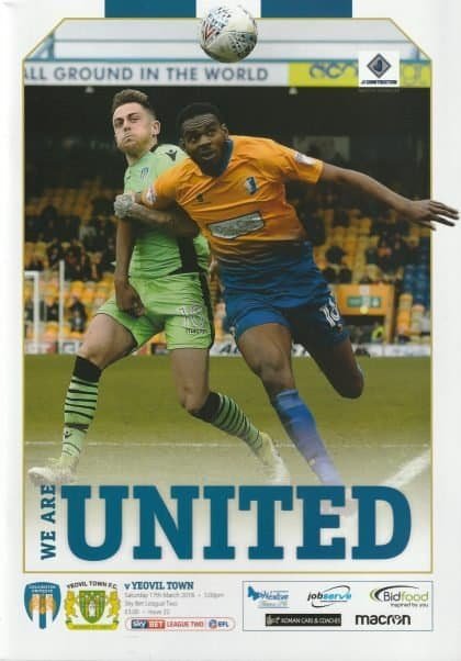 Colchester United v Yeovil Town  17-Mar-2018