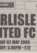 Aldershot Town v Carlisle United 02-May-2005