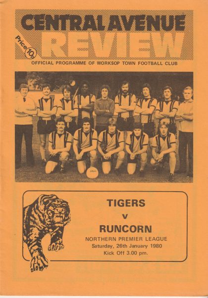 Worksop Town v Runcorn 26-Jan-1980