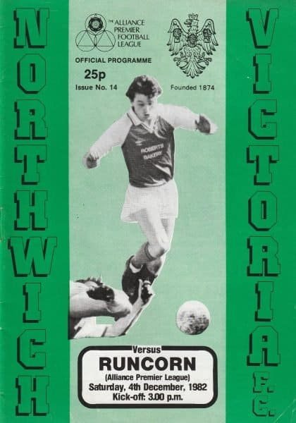 Northwich Victoria v Runcorn 04-Dec-1982