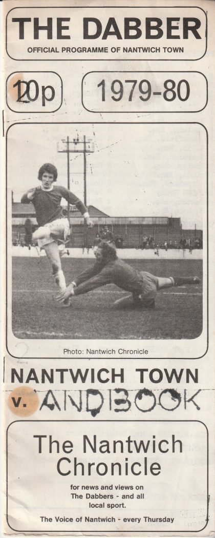 Nantwich Town Handbook 1979-80