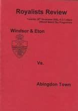 Windsor & Eton v Abingdon Town 26-Nov-2002