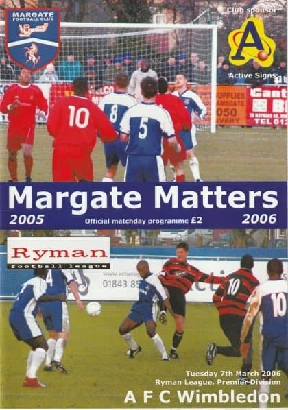 Margate v AFC Wimbledon 07-Mar-2006