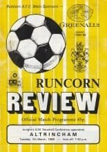 Runcorn v Altrincham 07-Mar-1989