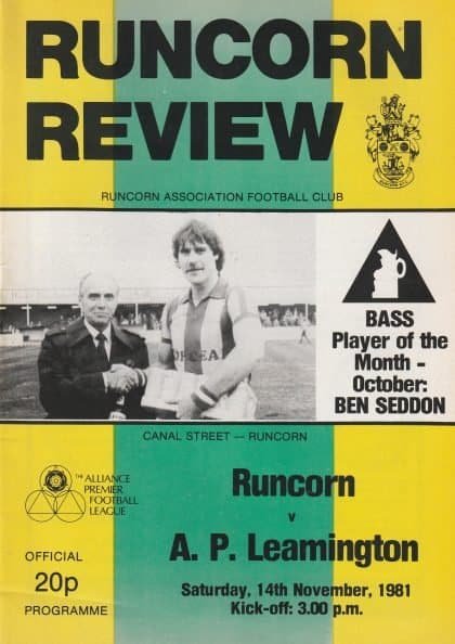 Runcorn v AP Leamington 14-Nov-1981