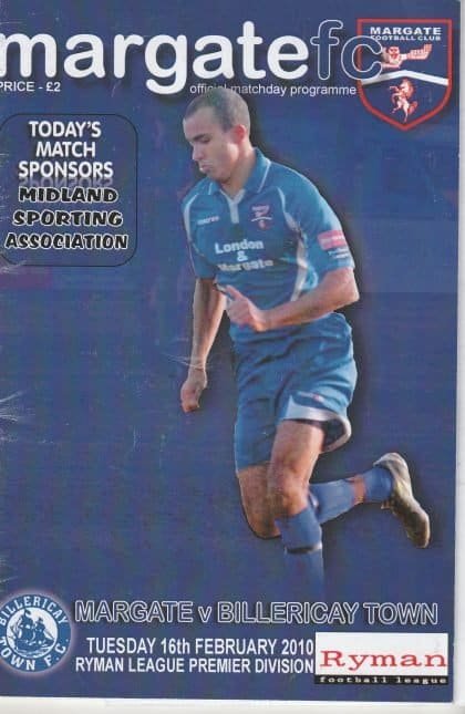 Margate v Billericay Town 16-Feb-2010