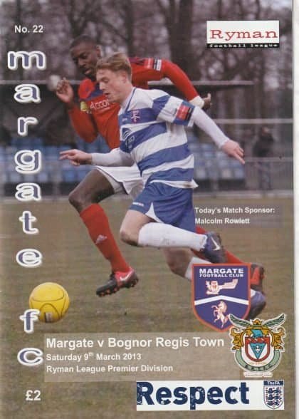 Margate v Bognor Regis Town 09-Mar-2013