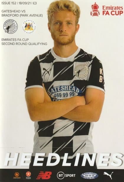 Gateshead v Bradford Park Avenue 18-Sep-2021