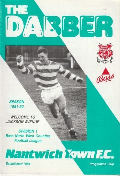 Nantwich Town v Bradford Park Avenue 24-Aug-1991