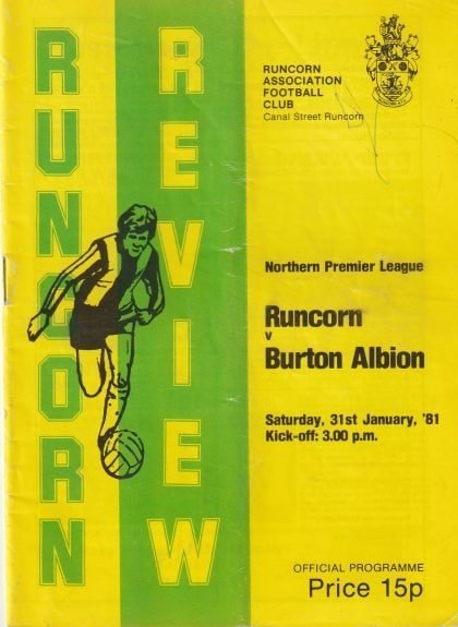 Runcorn v Burton Albion 31-Jan-1981