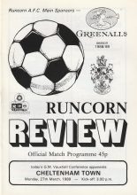 Runcorn v Cheltenham Town 27-Mar-1989