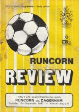 Runcorn v Dagenham 12-Sep-1987