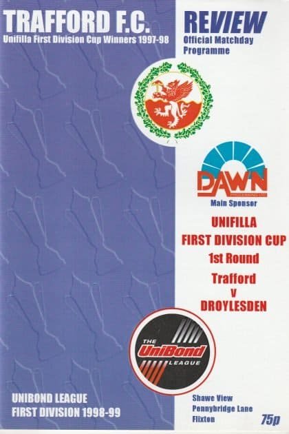 Trafford v Droylsden 24-Nov-1998