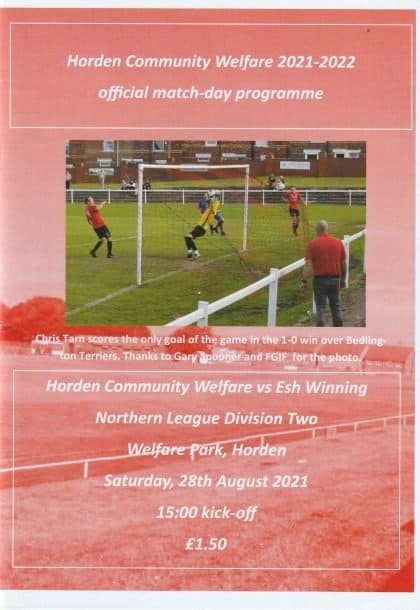 Horden Community Welfare v Esh Winning 28-Aug-2021