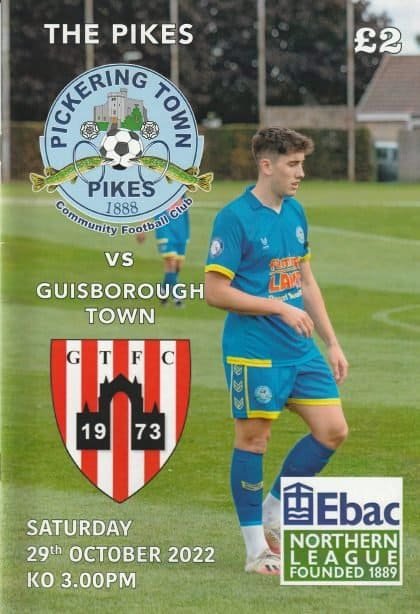 Pickering Town v Guisborough Town 29-Oct-2022