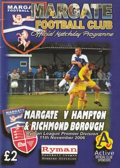 Margate v Hampton & Richmond Borough 11-Nov-2006