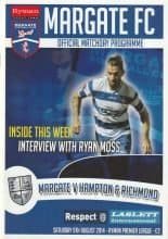 Margate v Hampton & Richmond Borough 09-Aug-2014