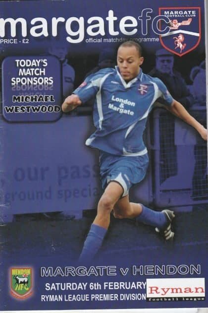 Margate v Hendon  06-Feb-2010