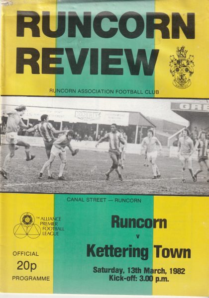 Runcorn v Kettering Town 13-Mar-1982