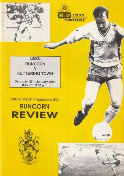 Runcorn v Kettering Town 27-Jan-1990