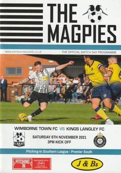 Wimborne Town v Kings Langley 06-Nov-2021