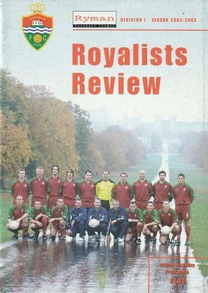 Windsor & Eton v Leatherhead 26-Apr-2003