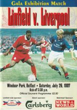 Linfield v Liverpool 26-Jul-1997