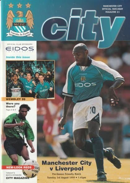 Manchester City v Liverpool 03-Aug-1999