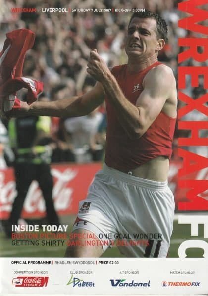 Wrexham v Liverpool 07-Jul-2007