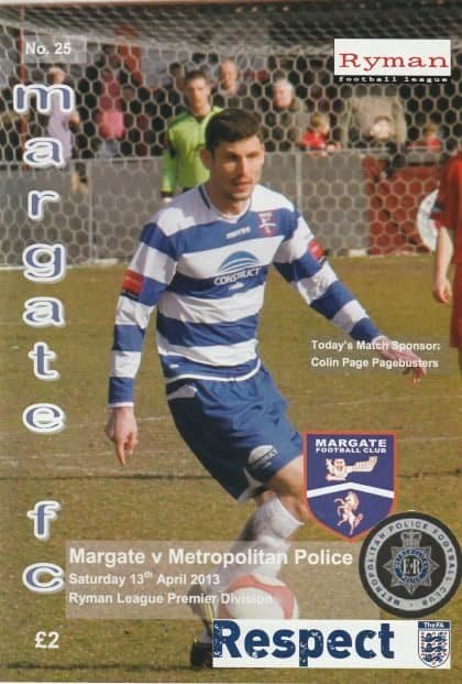 Margate v Metropolitan Police 13-Apr-2013