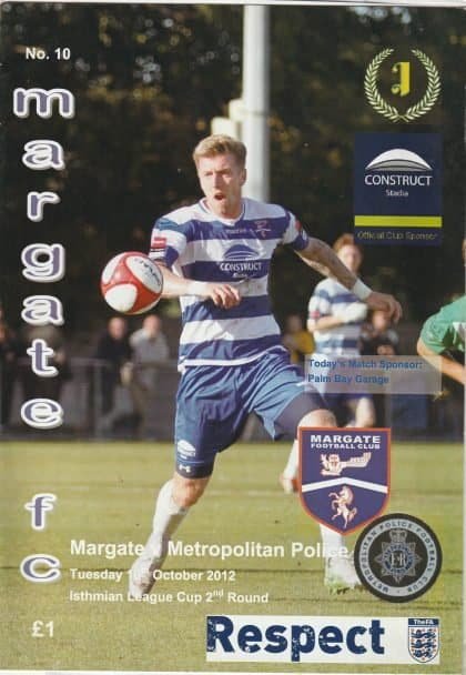 Margate v Metropolitan Police 18-Oct-2012