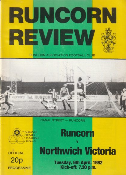Runcorn v Northwich Victoria 06-Apr-1982