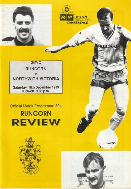 Runcorn v Northwich Victoria 18-Dec-1989