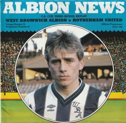 West Bromwich Albion v Rotherham United 11-Jan-1984