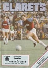 Burnley v Rotherham United 14-Apr-1984