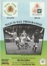 Yeovil Town v Runcorn 21-Mar-1992