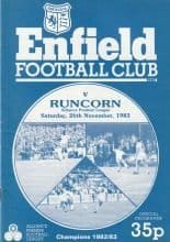 Enfield v Runcorn 26-Nov-1983
