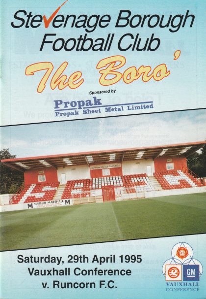 Stevenage Borough v Runcorn  29-Apr-1995