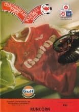 Cheltenham Town v Runcorn 02-Nov-1991