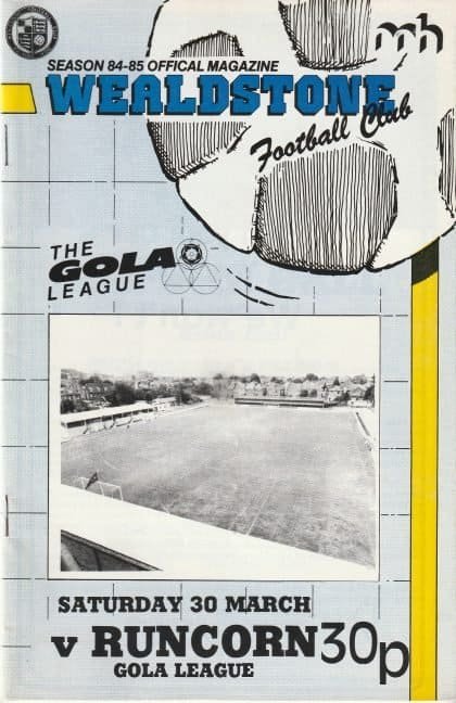 Wealdstone v Runcorn 30-Mar-1985