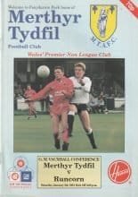 Merthyr Tydfil v Runcorn 05-Jan-1991