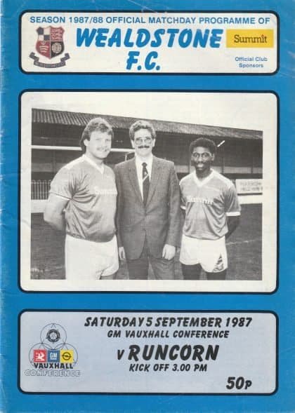 Wealdstone v Runcorn 05-Sep-1987