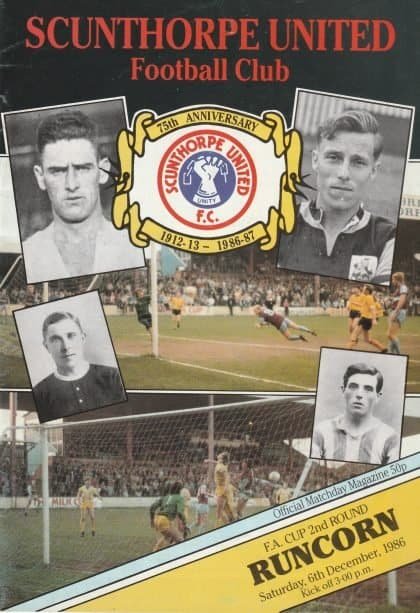 Scunthorpe United v Runcorn 06-Dec-1986