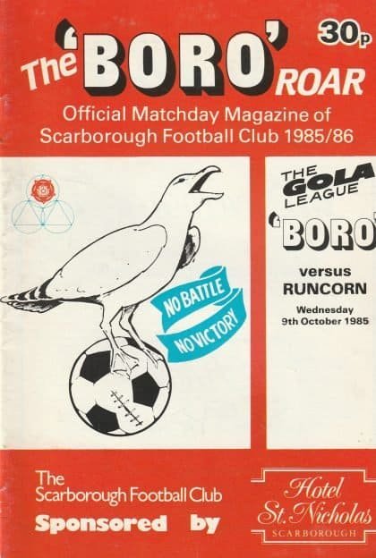 Scarborough v Runcorn 09-Oct-1985
