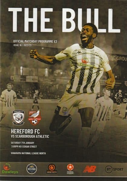 Hereford v Scarborough Athletic 07-Jan-2023