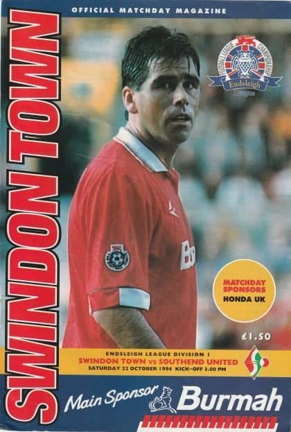 Swindon Town v Southend United 22-Oct-1994