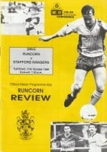 Runcorn v Stafford Rangers 17-Oct-1989