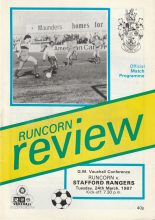 Runcorn v Stafford Rangers 24-Mar-1987